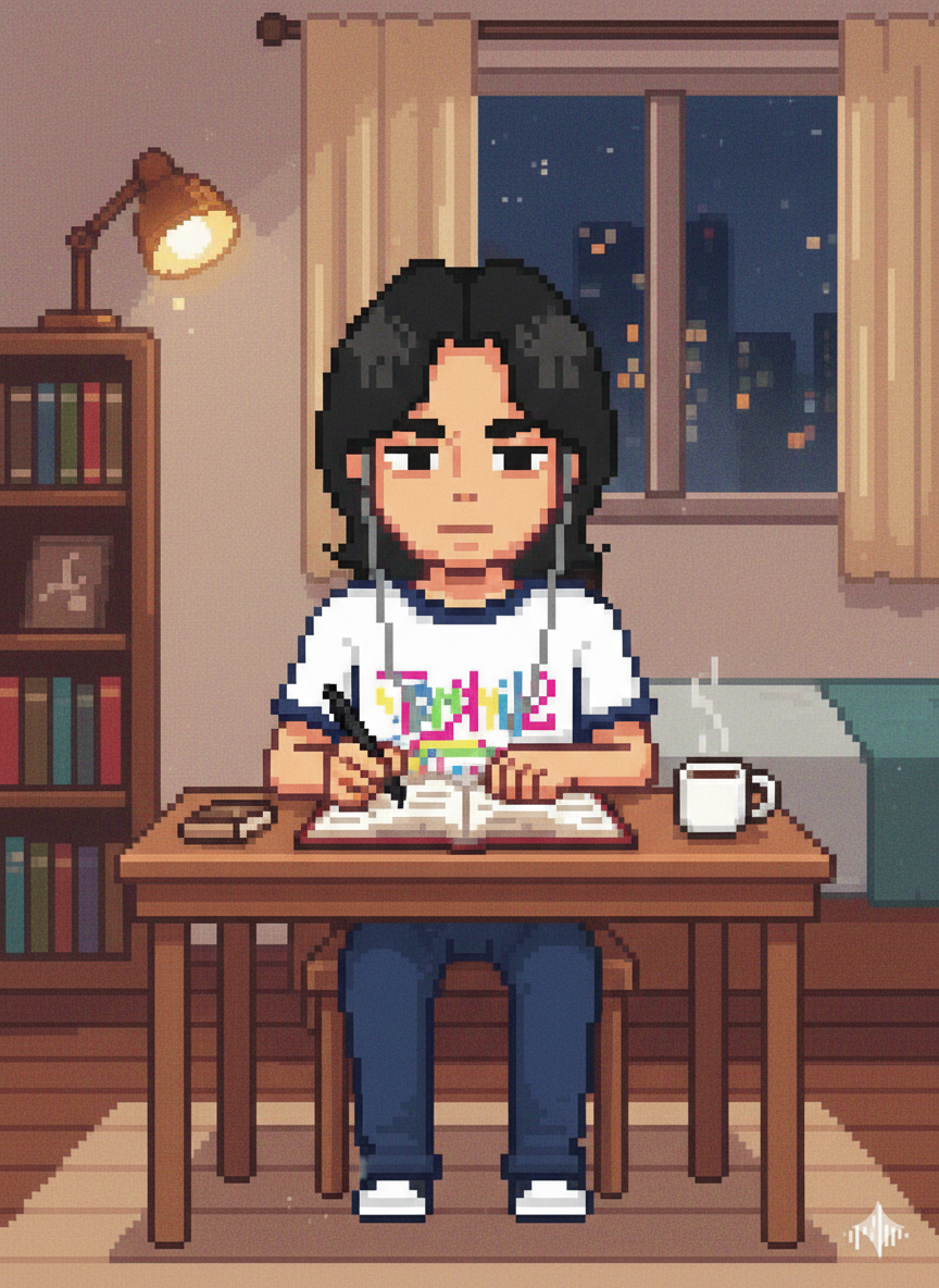 Pixel avatar writing blog